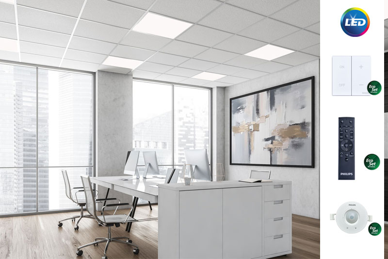 Philips Ledinaire RC075 – интелигентно офис осветление с EcoSet технология Philips Ledinaire RC075 – интелигентно офис осветление с EcoSet технология