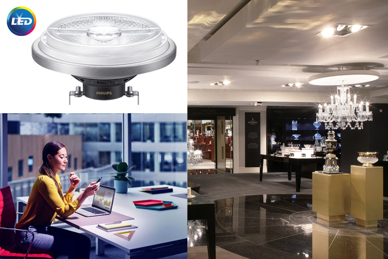 Осветление без трептене и без шум с лампите Philips Master LED LV AR111 Осветление без трептене и без шум с лампите Philips Master LED LV AR111