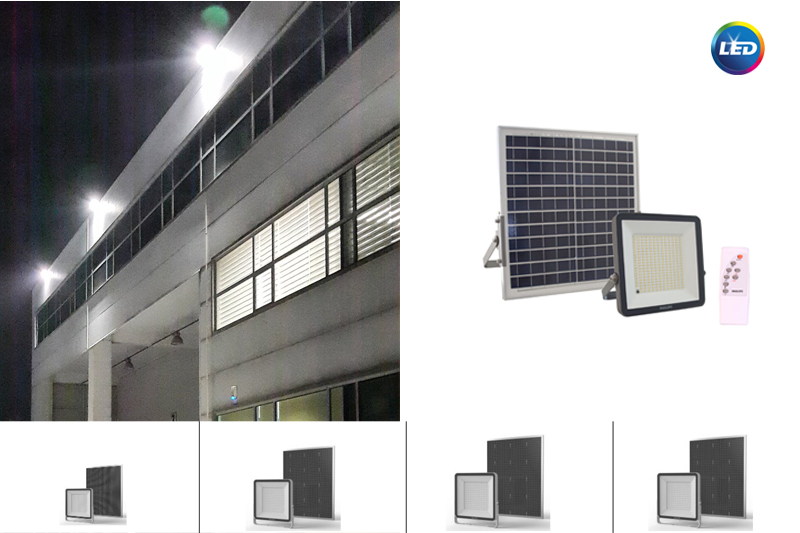 Без разходи за електроенергия със соларни прожектори Philips Ledinaire Solar