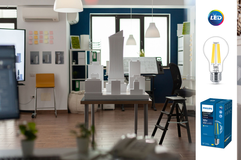 Осветление с професионално качество с Philips MASTER Value Glass LED Осветление с професионално качество с Philips MASTER Value Glass LED