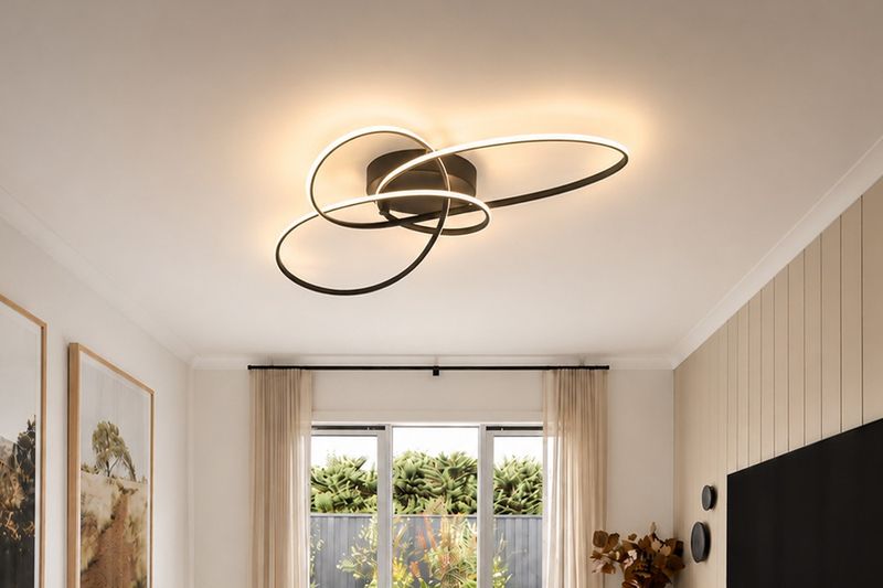 Декоративен LED осветител FLORA 30 W за таван
